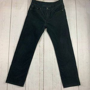 Levis 505 32 Regular Fit Low Rise‎ Black Jeans Pants Denim Women